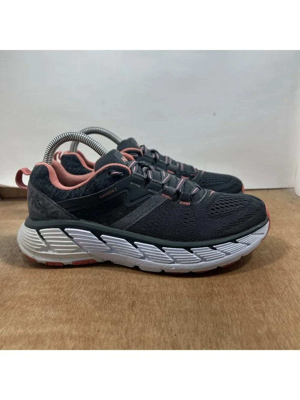 Hoka One One Gaviota 2 Women's Size 7.5 Grey Pink Running Athletic Shoes